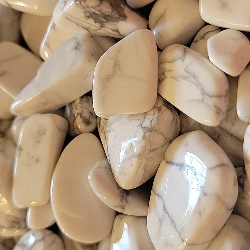 Howlite Tumbles ... One Cup - Picture 2 of 5